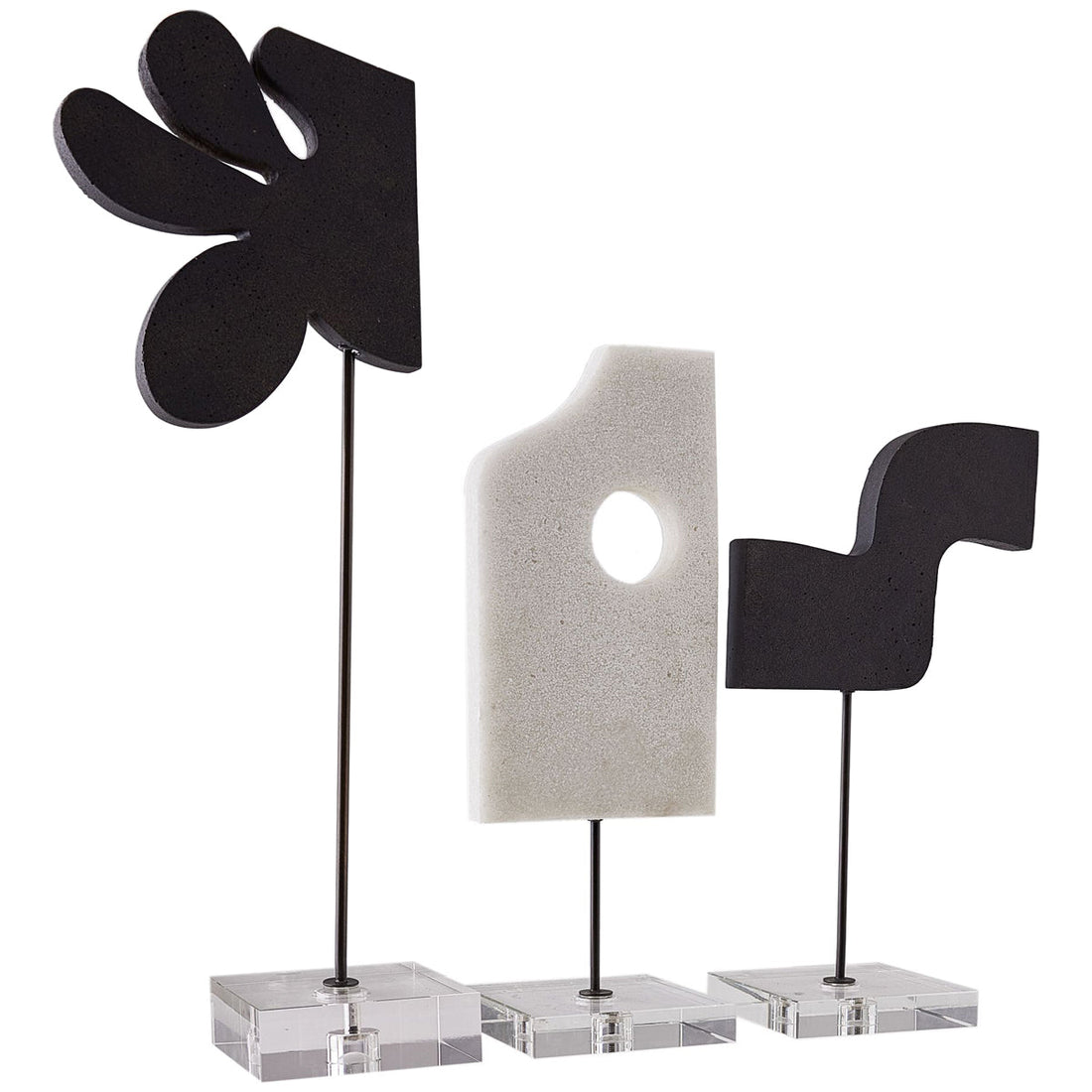 Arteriors Uri Sculptures, 3-Piece Set