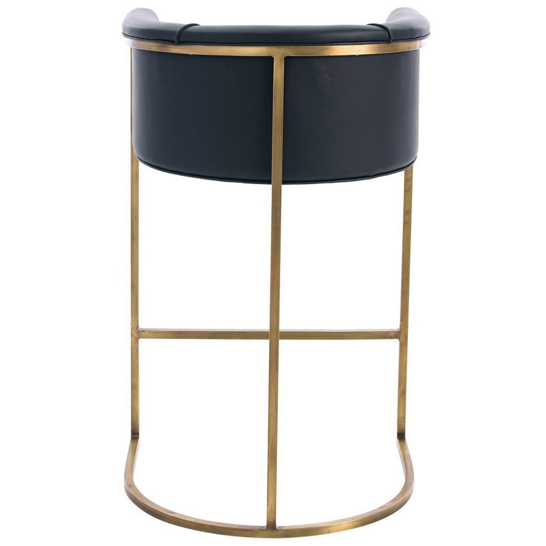 Arteriors Calvin Barstool in Antique Brass