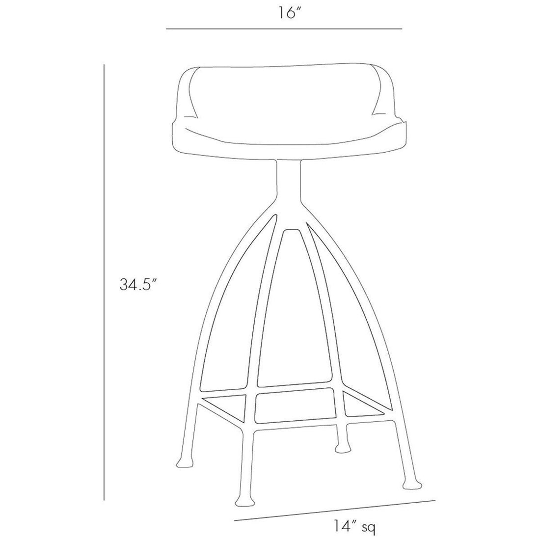 Arteriors Hinkley Barstool