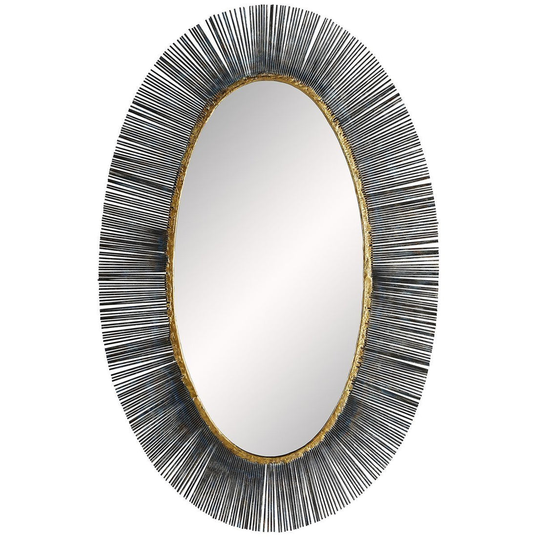 Arteriors Perseus Mirror - Natural Iron, Antique Brass