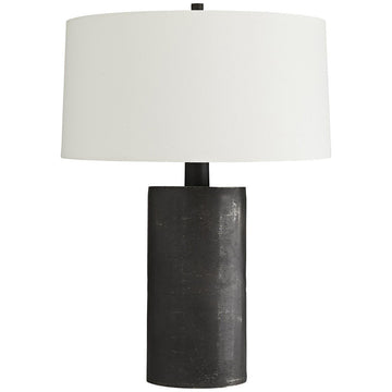 Arteriors Prague Lamp - Blackened Aluminum