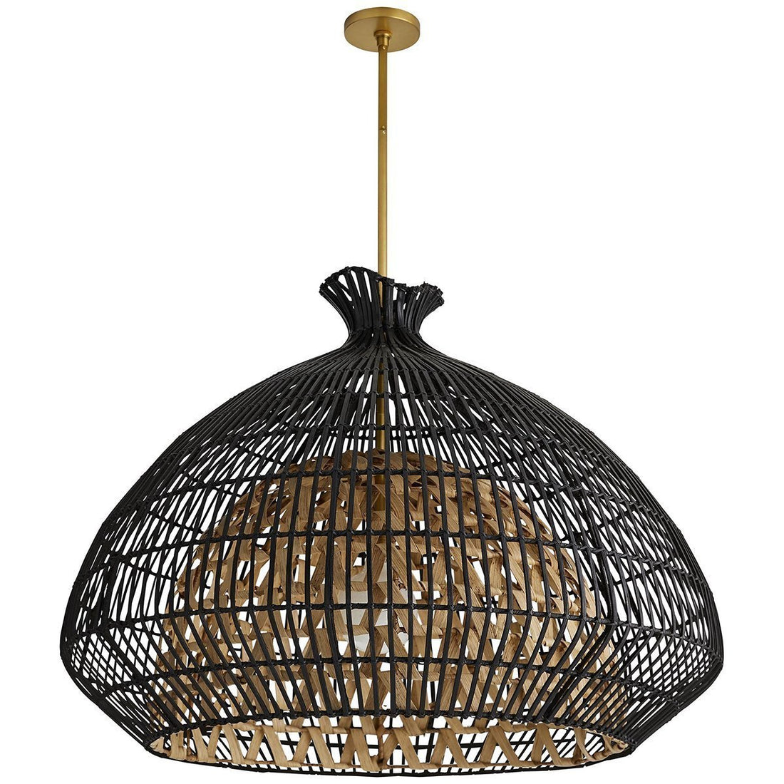 Arteriors Rimini Pendant - Black, Brown