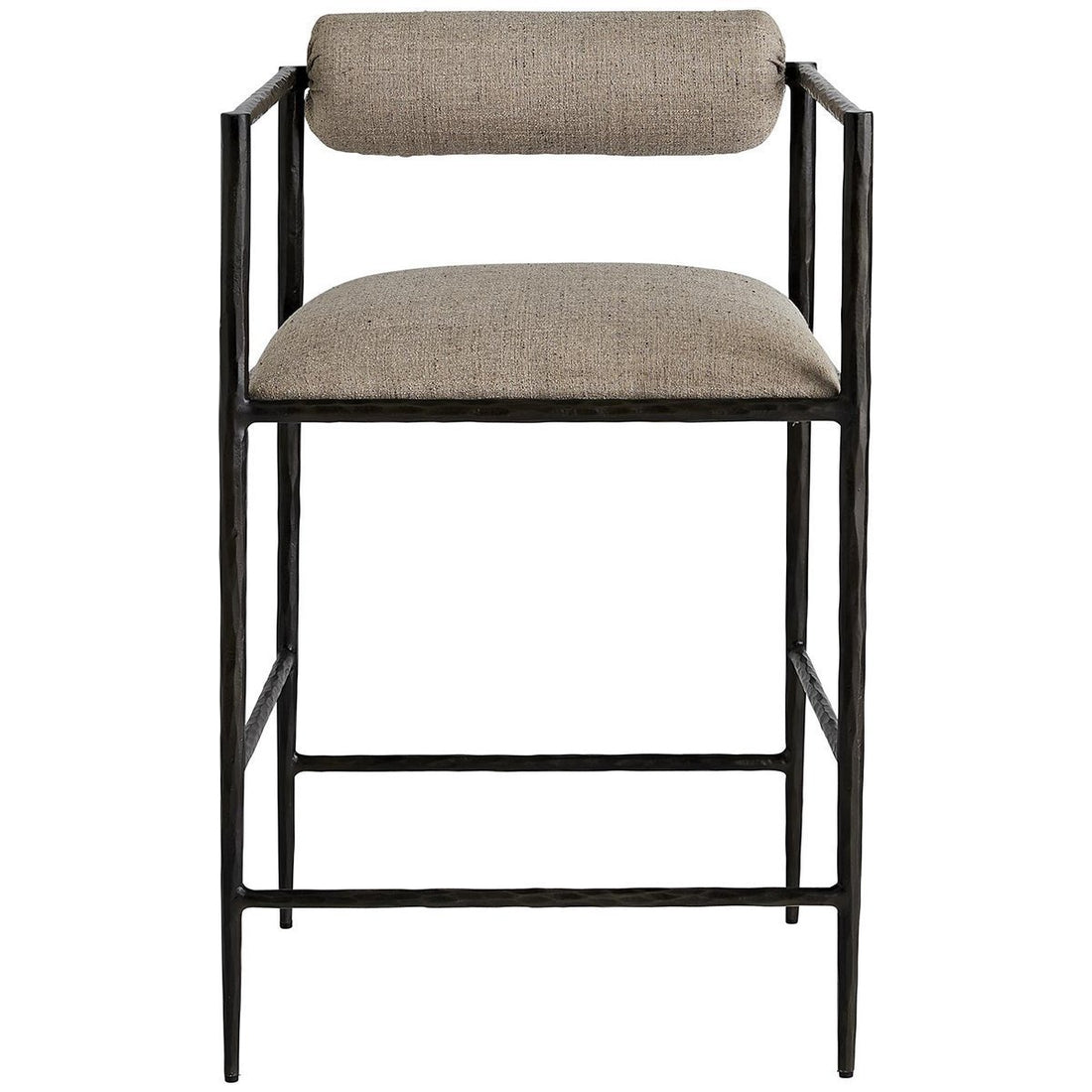 Arteriors Barbana Counter Stool - Pewter Texture