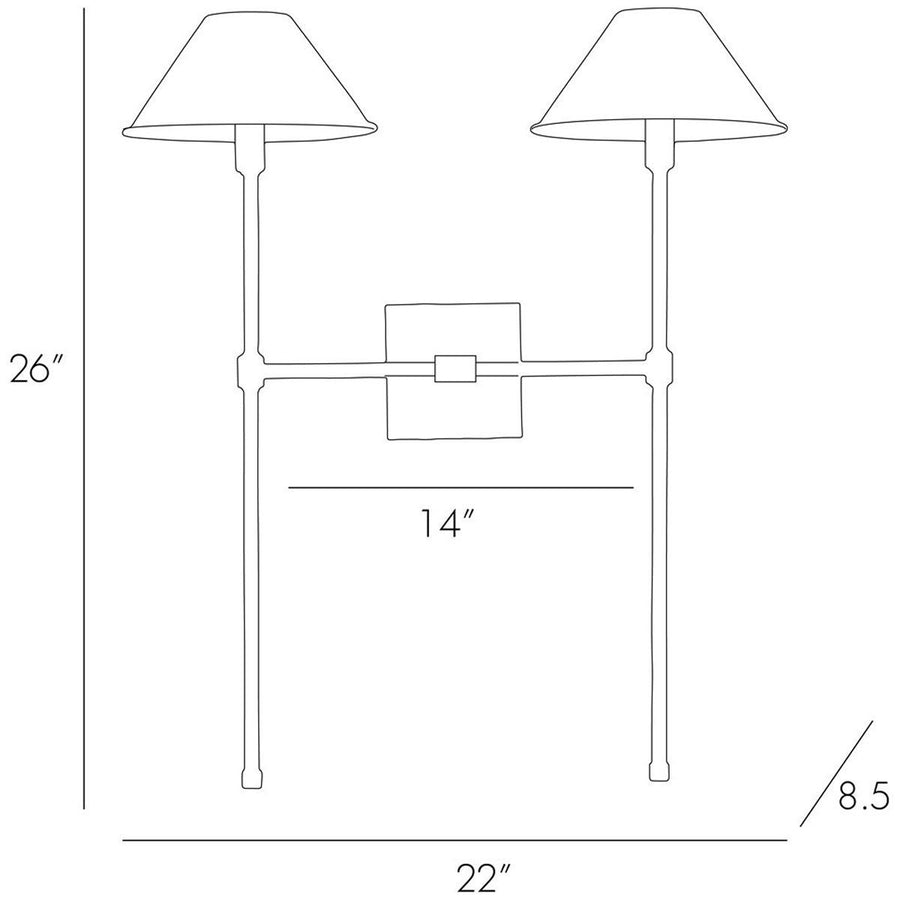 Arteriors Havana Sconce