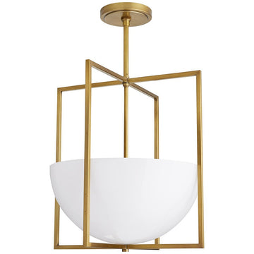 Arteriors Royce Pendant - Steel, Glass