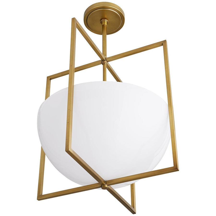 Arteriors Royce Pendant - Steel, Glass