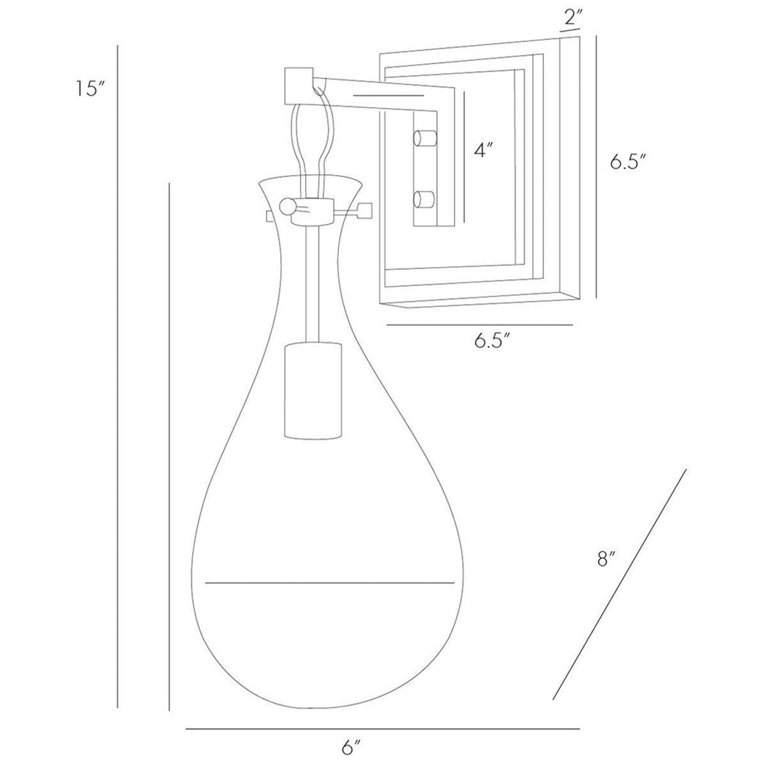 Arteriors Sabine Sconce