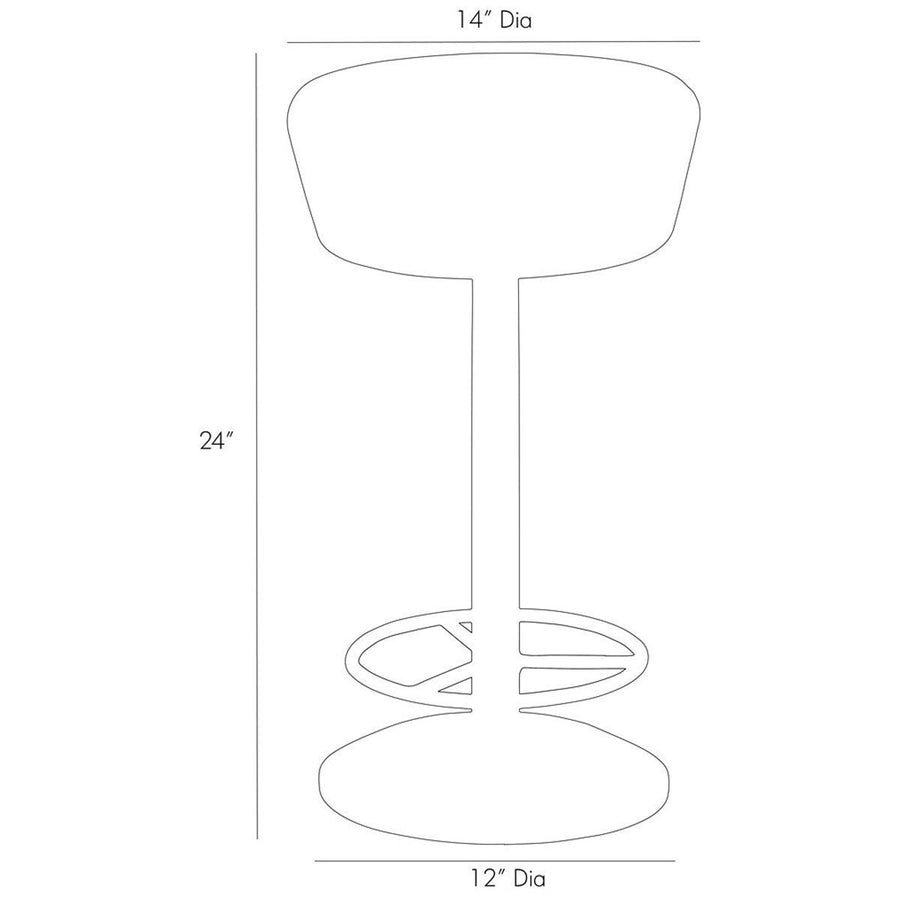 Arteriors Caymus Counter Stool