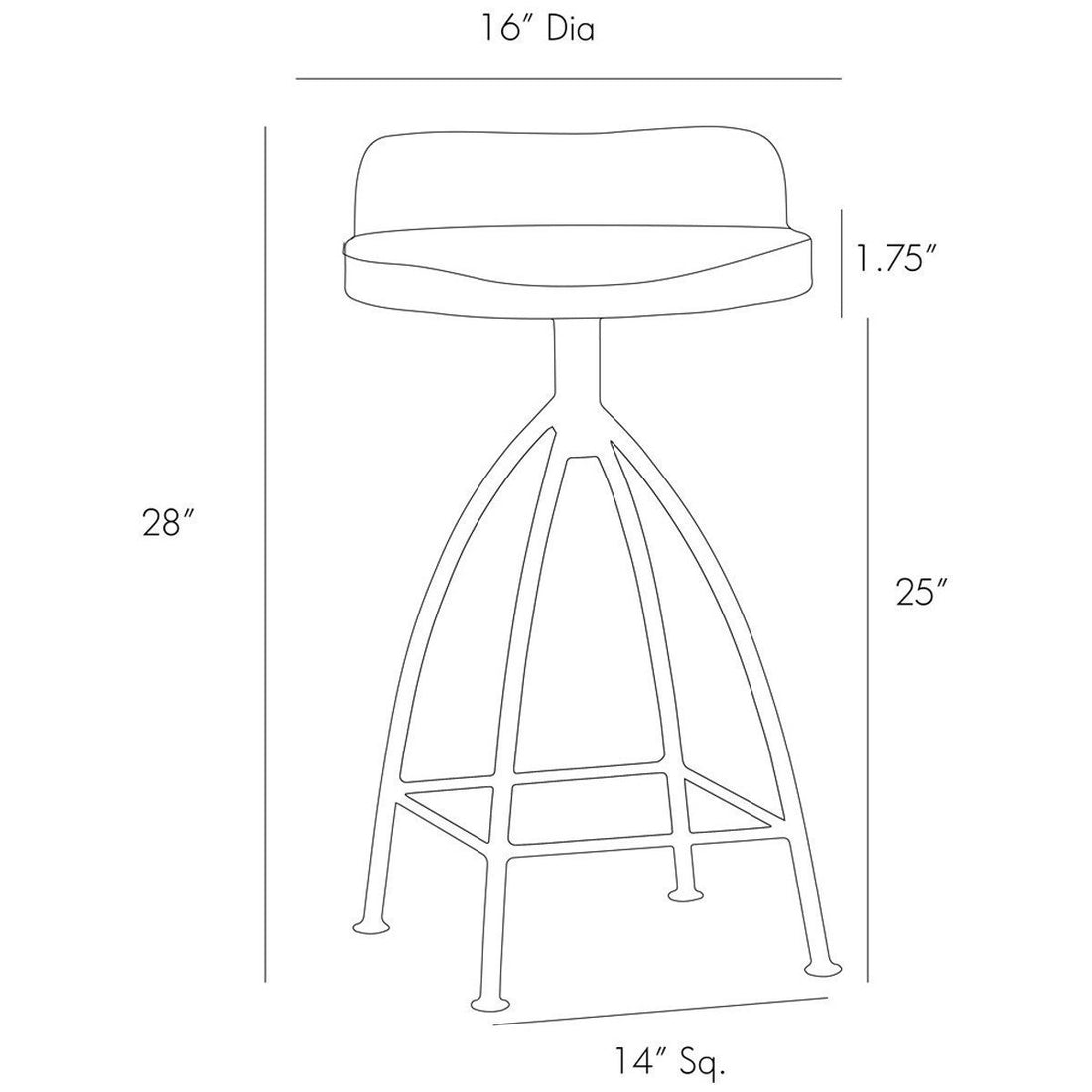 Arteriors Henson Counter Stool