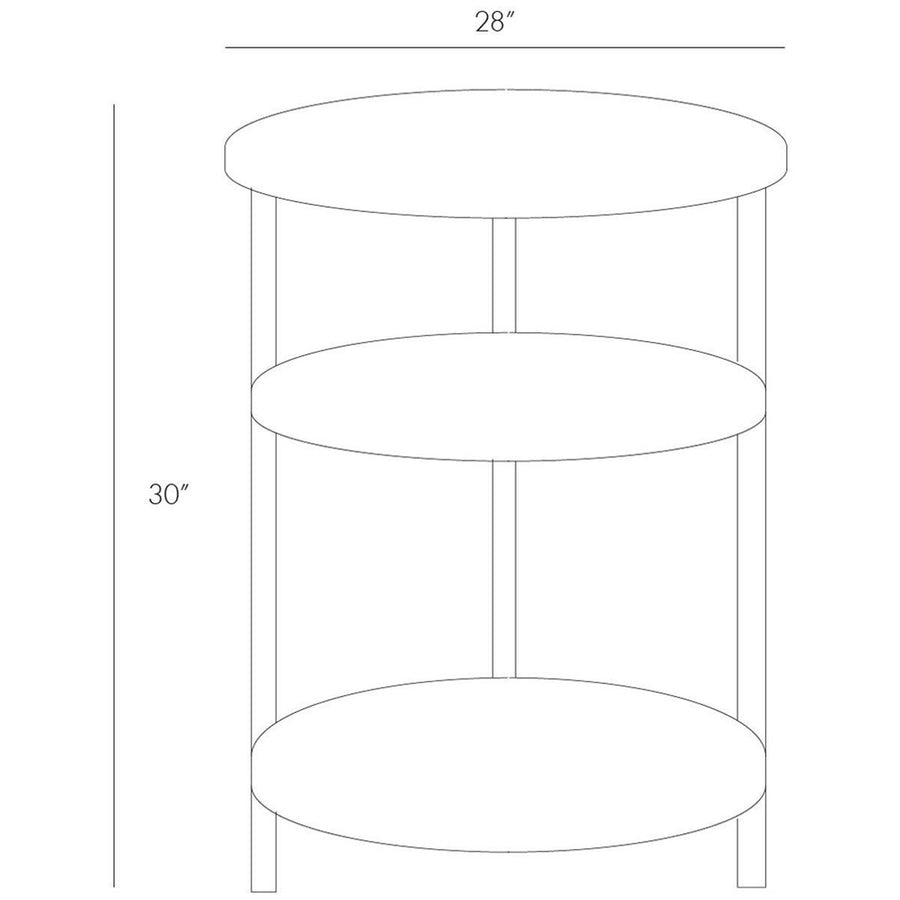 Arteriors Percy Side Table