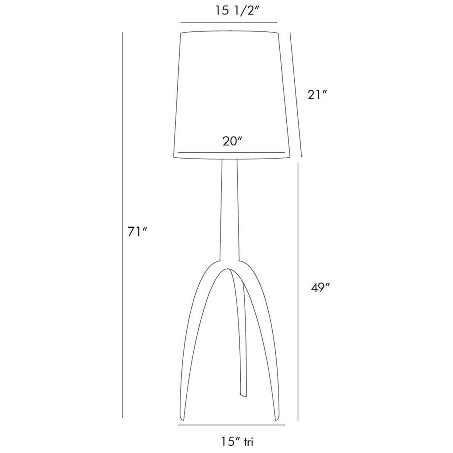 Arteriors Linden Floor Lamp