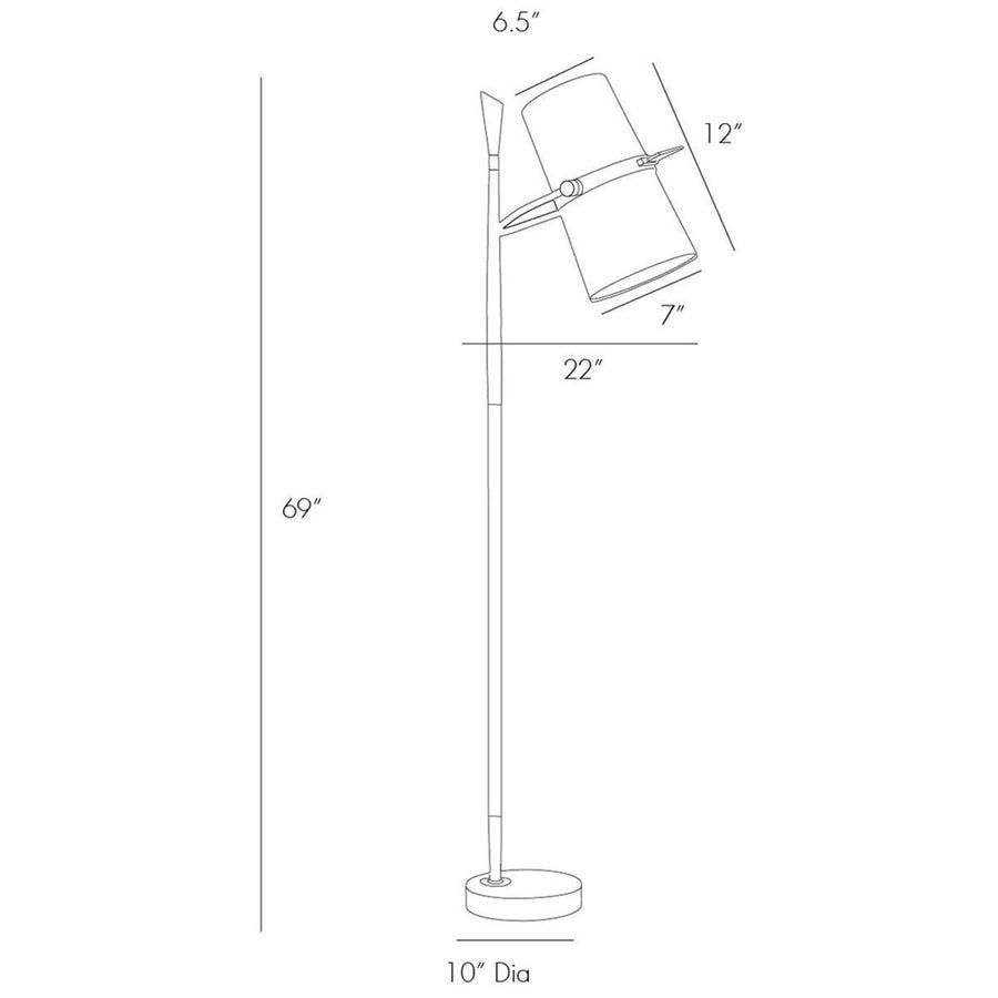 Arteriors Yasmin Floor Lamp