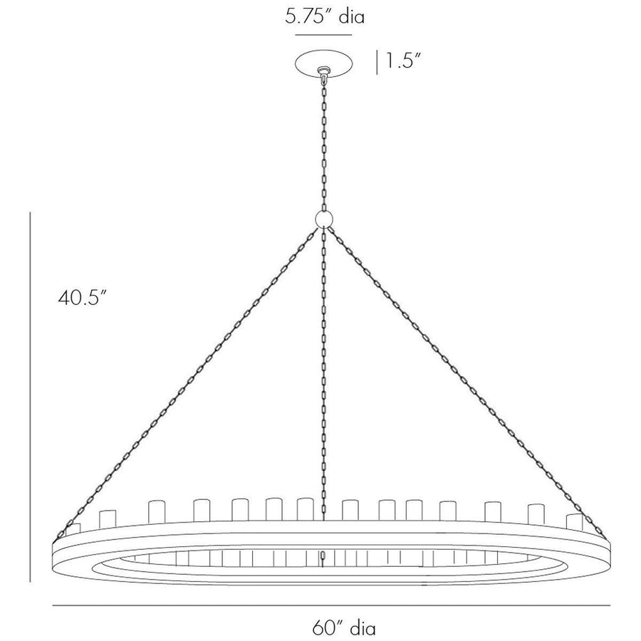 Arteriors Geoffrey 20 Light Chandelier