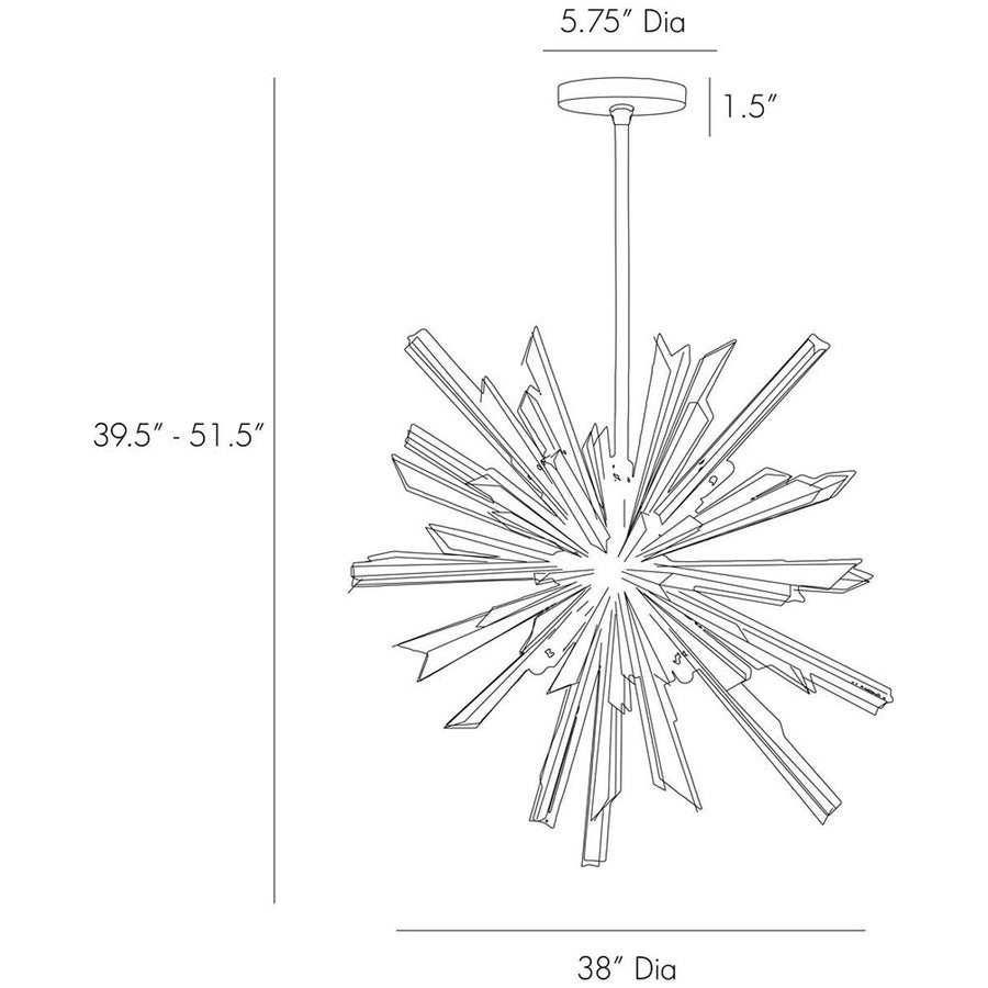 Arteriors Waldorf Large Chandelier