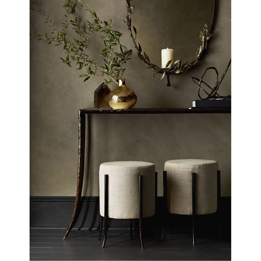 Arteriors Pagoda Ottoman - Natural Iron