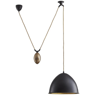 Arteriors Egg Drop Pendant - Black