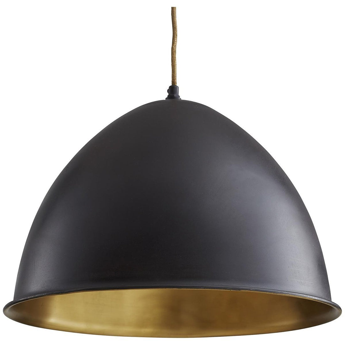 Arteriors Egg Drop Pendant - Black