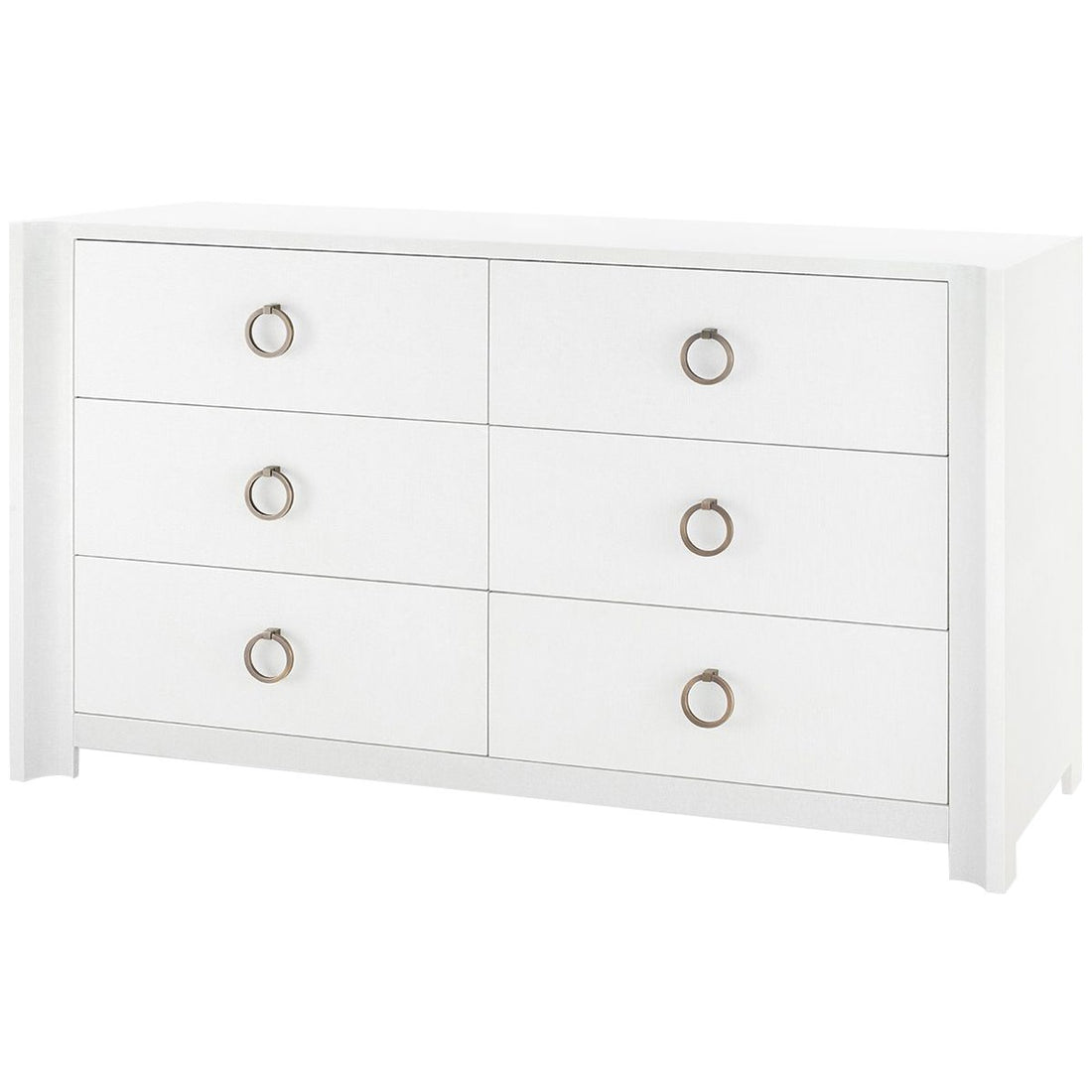 Villa & House Audrey Extra Large 6-Drawer Dresser with Owen Pull