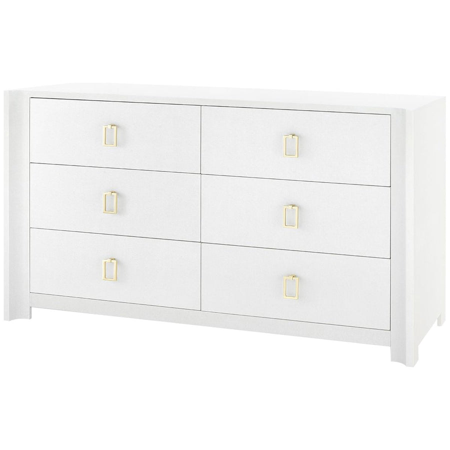 Villa & House Audrey Extra Large 6-Drawer Dresser with Raquel Pull