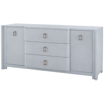 Villa & House Audrey 3-Drawer 2-Door Cabinet with Raquel Pull