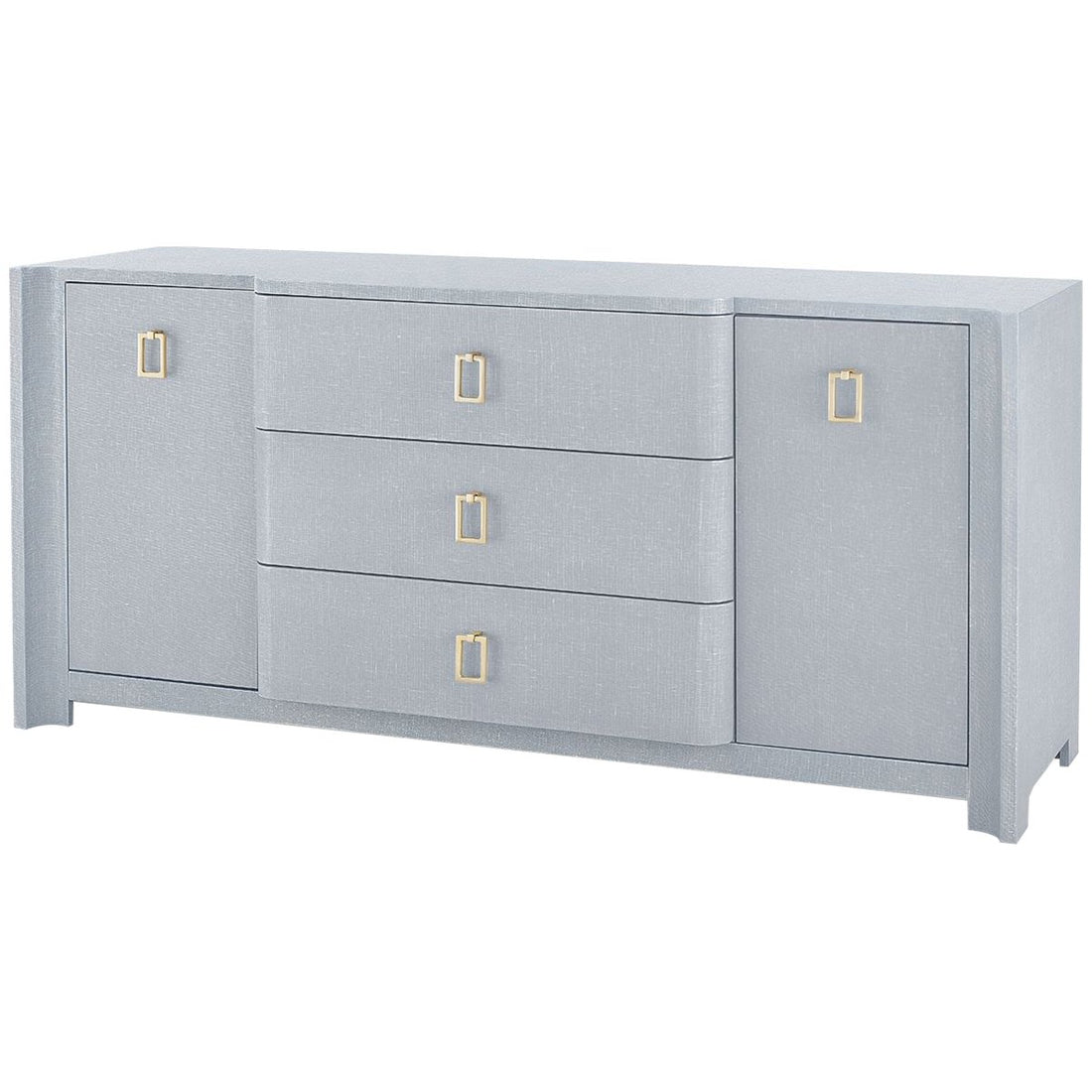 Villa & House Audrey 3-Drawer 2-Door Cabinet with Raquel Pull