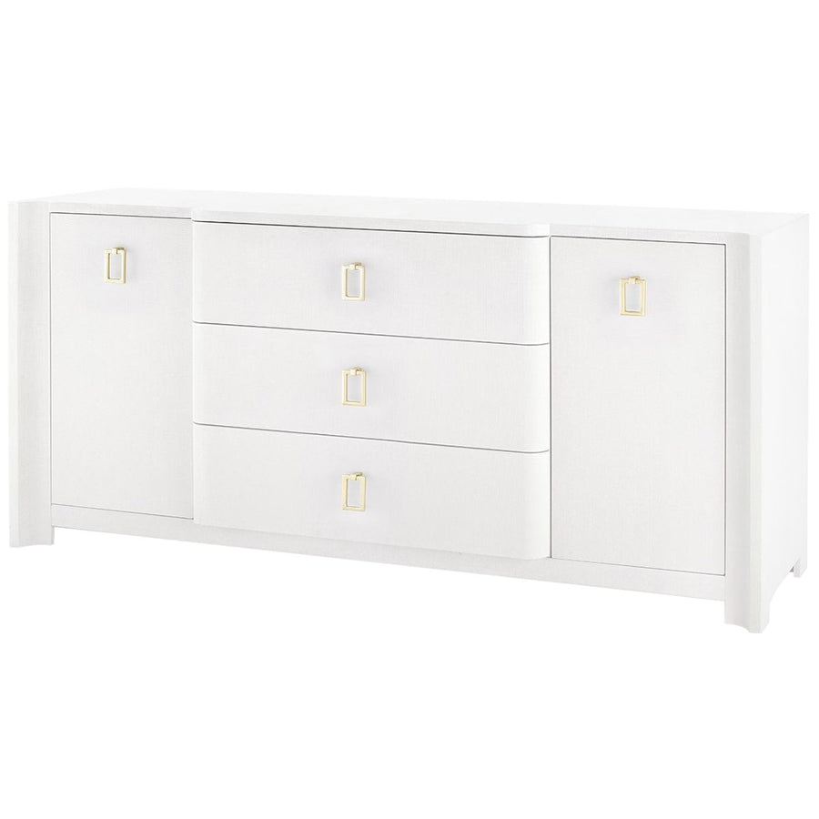 Villa & House Audrey 3-Drawer 2-Door Cabinet with Raquel Pull