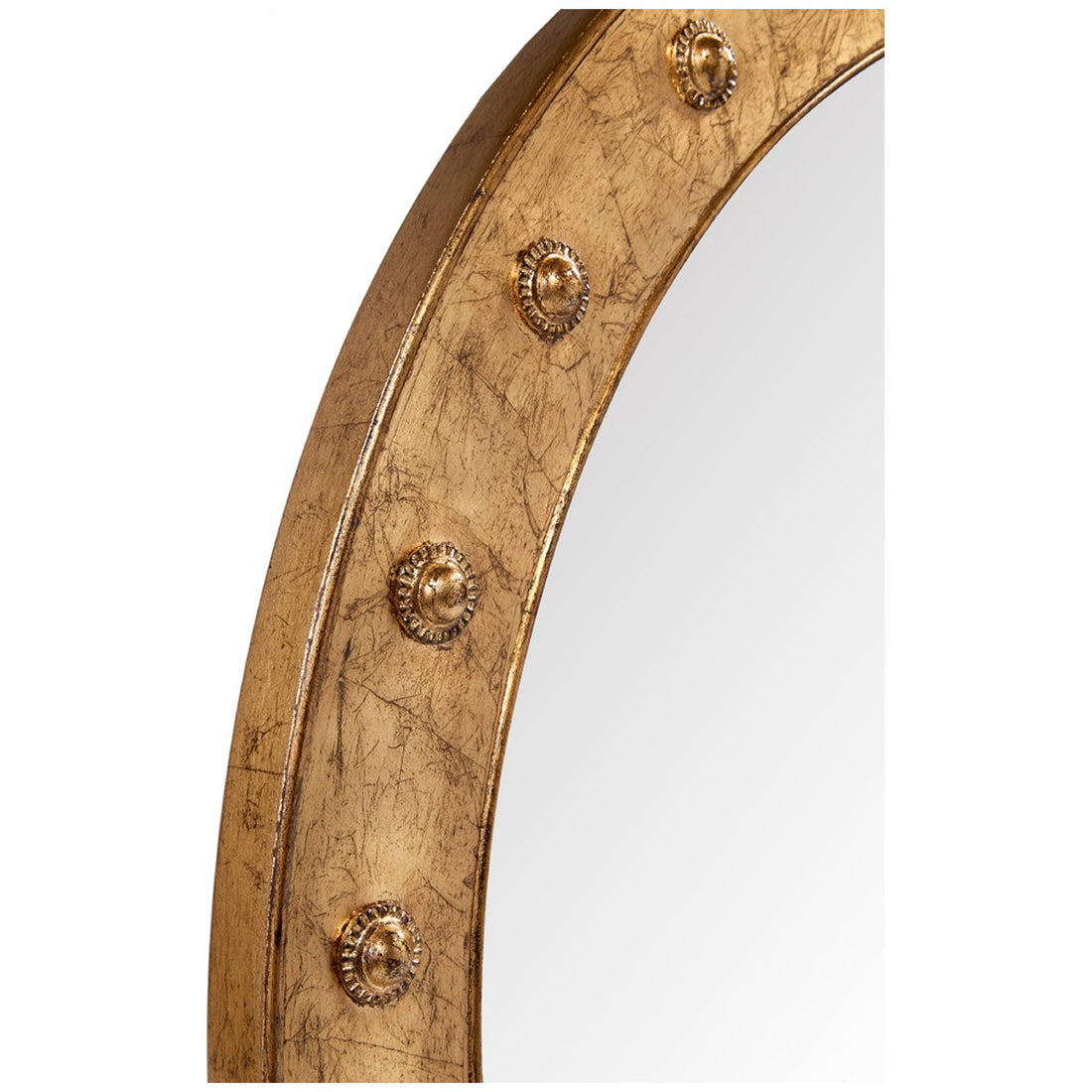 Theodore Alexander Liza Round Mirror Karat