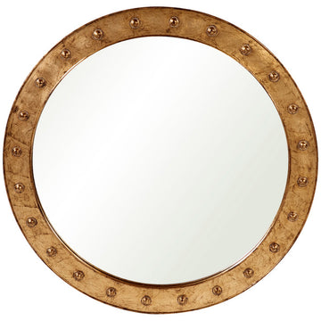 Theodore Alexander Liza Round Mirror Karat