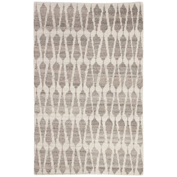 Jaipur Azland Sabot Geometric Trellis Ivory Light Gray AZL04 Rug