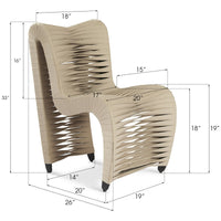 Phillips Collection Seat Belt Dining Chair