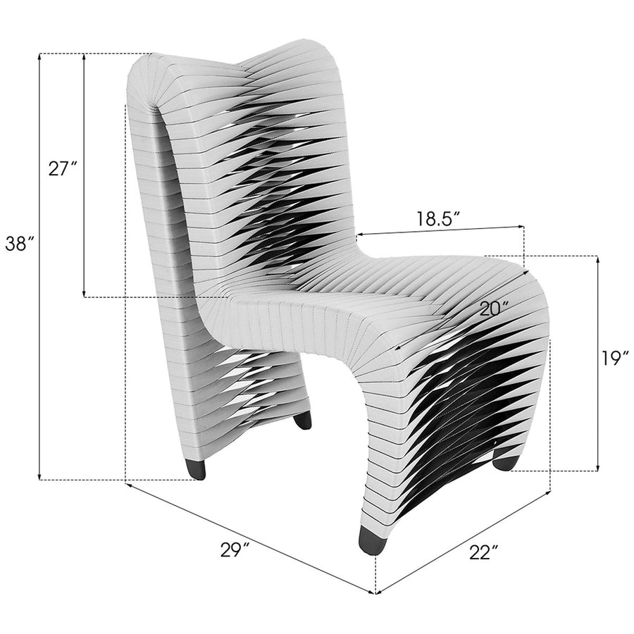 Phillips Collection Seat Belt High-Back Dining Chair