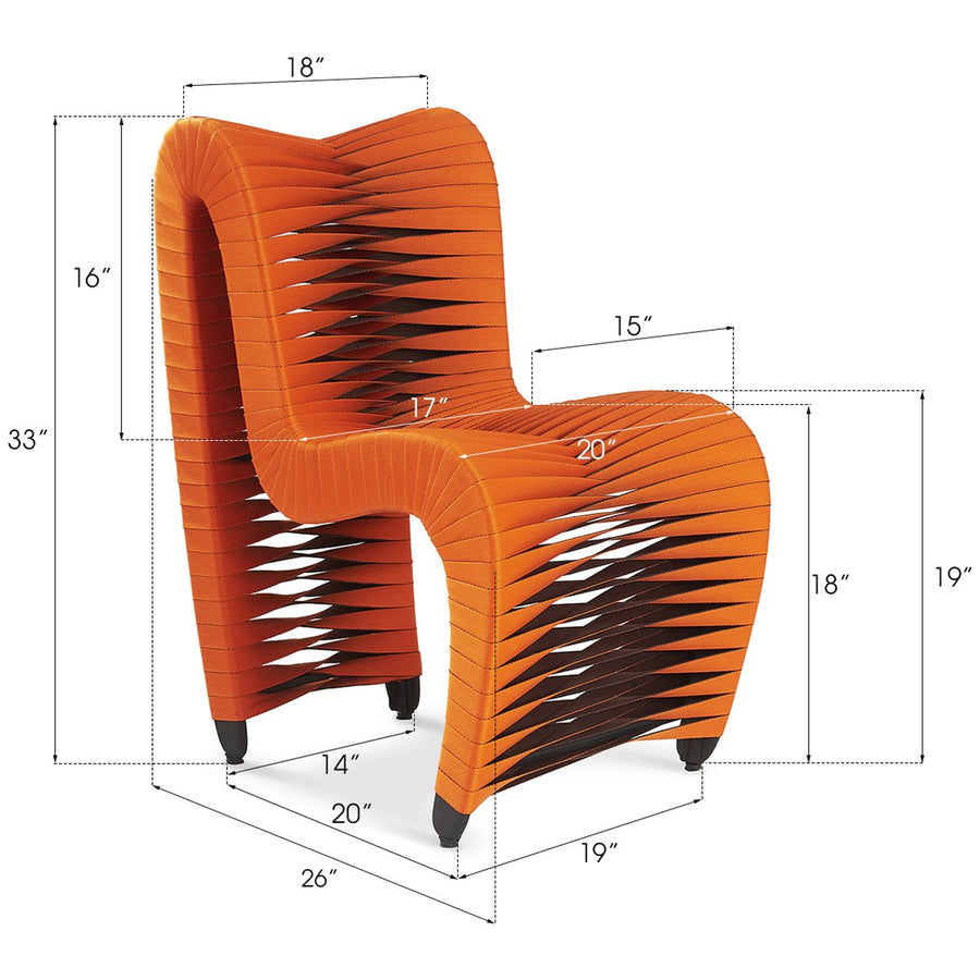 Phillips Collection Seat Belt Dining Chair