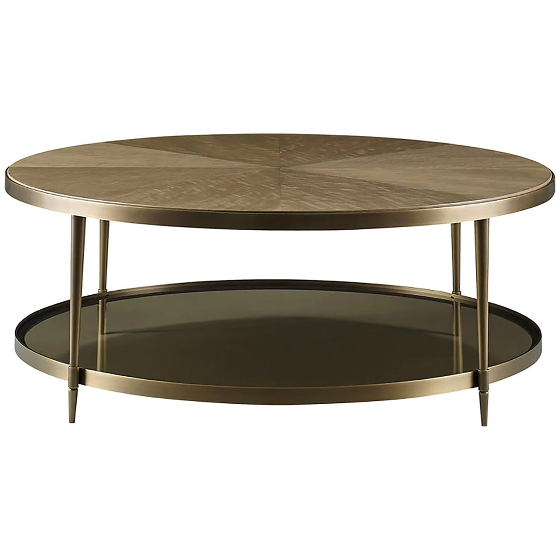 Baker Furniture Oberon Cocktail Table BA3651, Mica