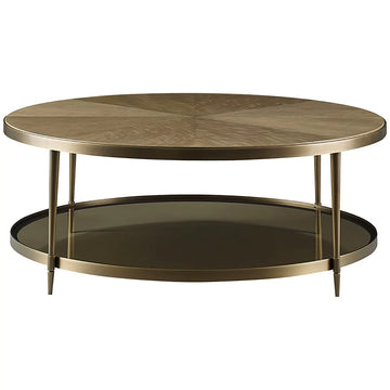 Baker Furniture Oberon Cocktail Table BA3651, Mica