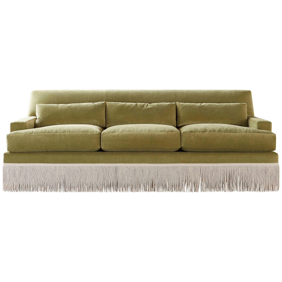 Baker Furniture Yves Sofa with Bullion BA6283S