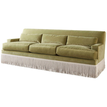 Baker Furniture Yves Sofa with Bullion BA6283S