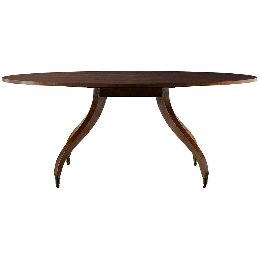 Baker Furniture Sheraton Oval Dining Table BAA2036