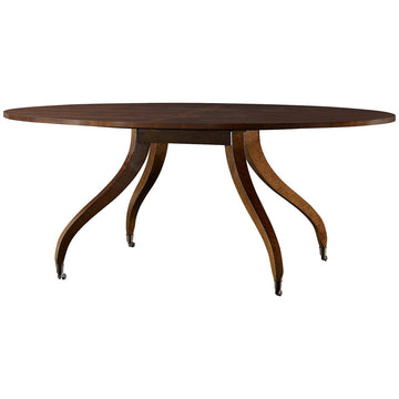 Baker Furniture Sheraton Oval Dining Table BAA2036