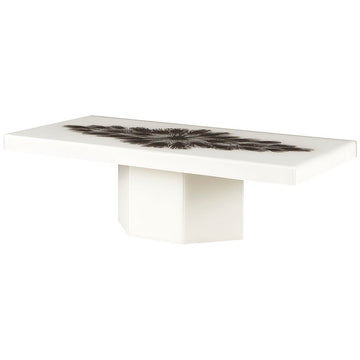 Baker Furniture Peacock Rectangle Cocktail Table BAA3256