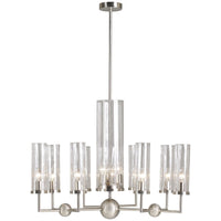 Baker Furniture Sodalite Glass Chandelier BAJLD301