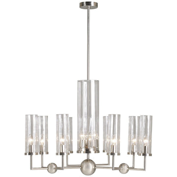 Baker Furniture Sodalite Glass Chandelier BAJLD301