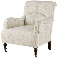 Baker Furniture Victorian Upholstered Chair BAU2005C