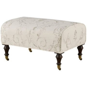 Baker Furniture Victorian Upholstered Ottoman BAU2005O