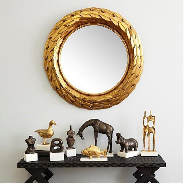 Villa & House Athena Mirror in Gold