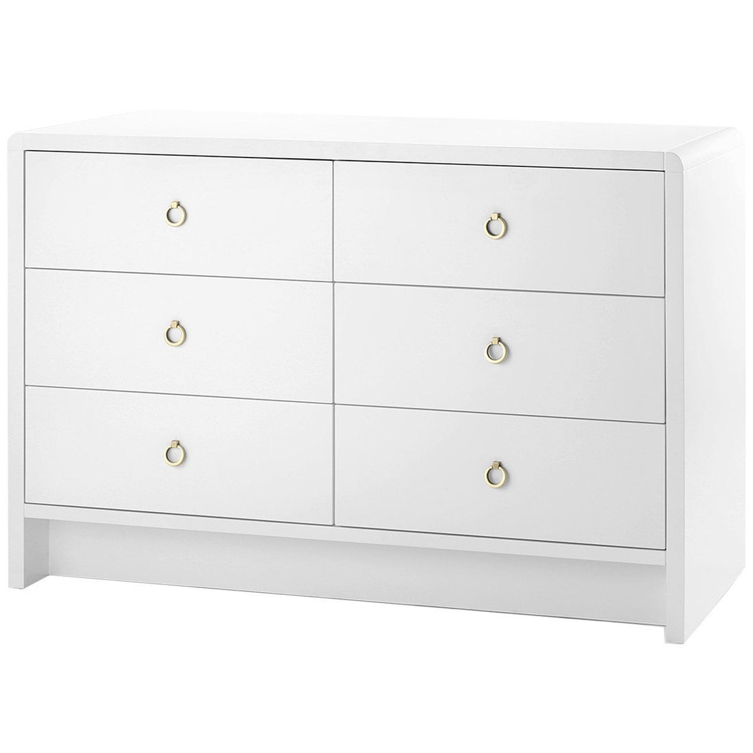 Villa & House White Bryant Extra Large 6-Drawer Dresser