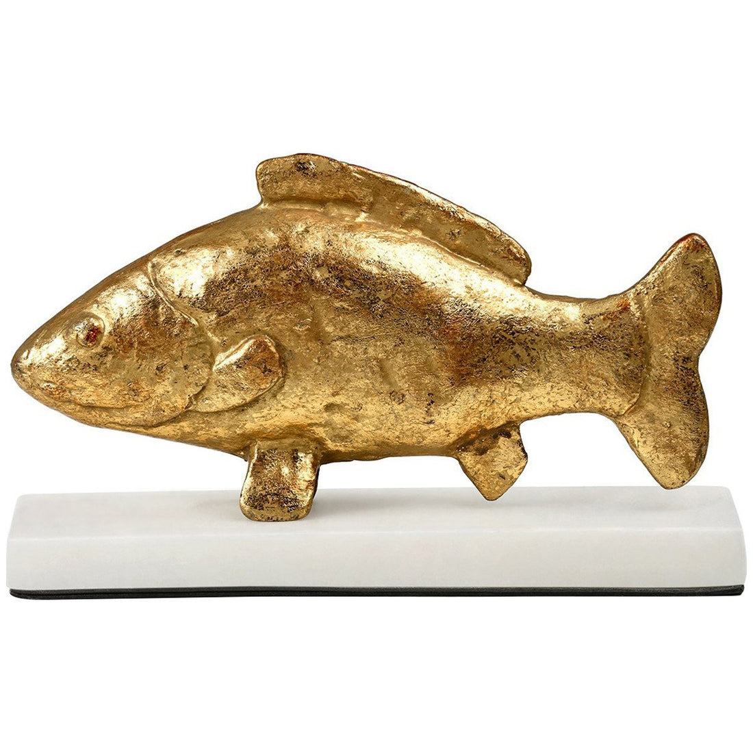 Villa & House Carp Fish Statue in Gold