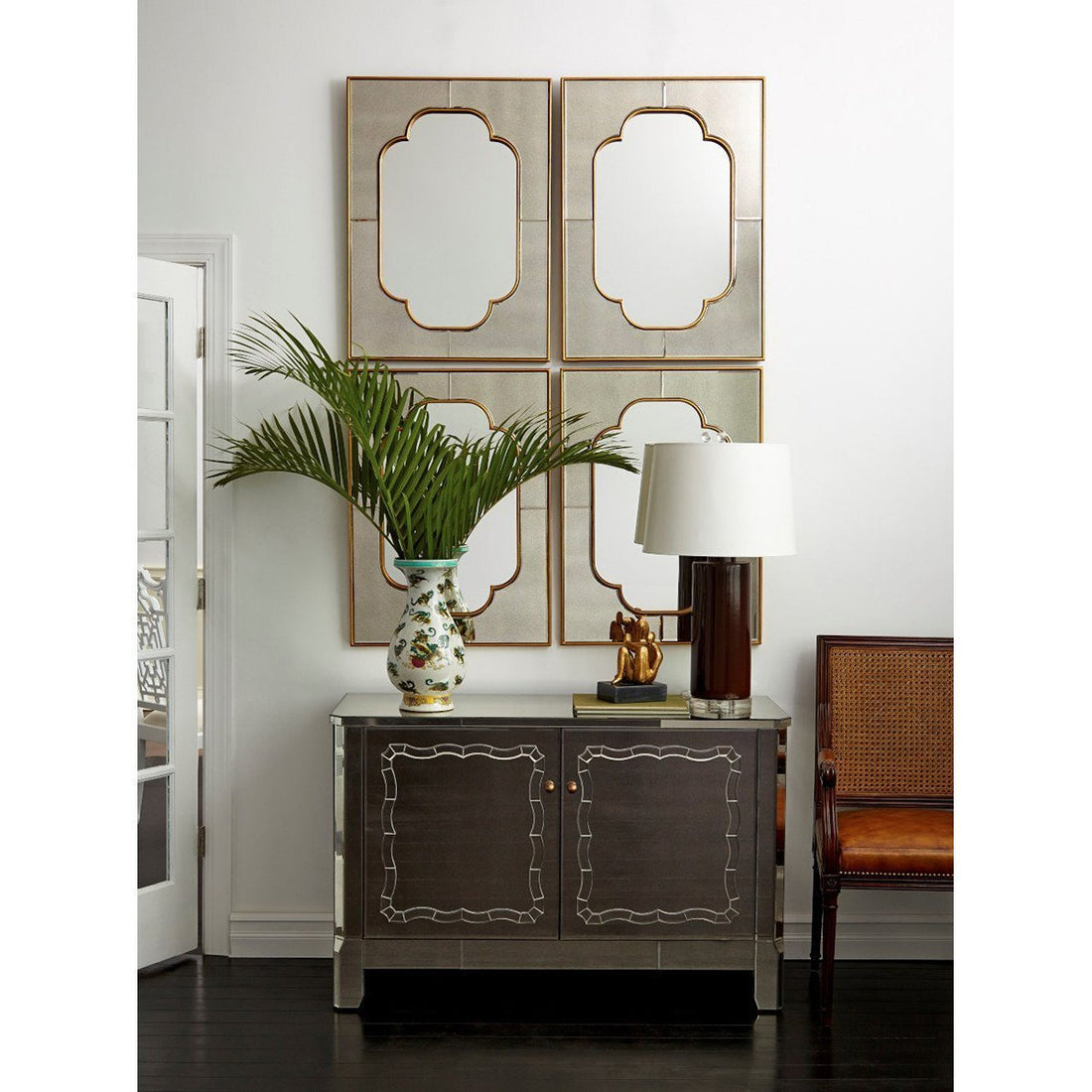 Villa & House Cassia Mirror in Antique Mirror