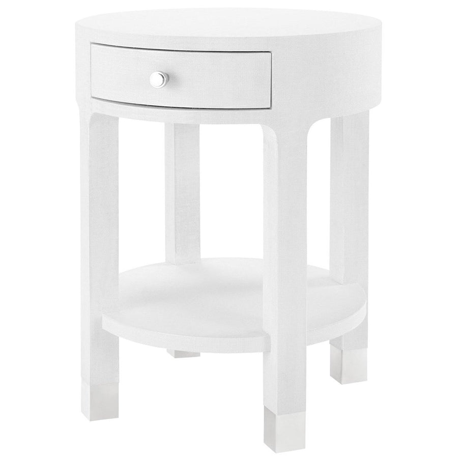 Villa & House Dakota 1-Drawer Round Side Table