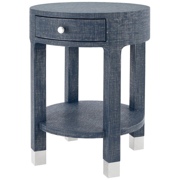 Villa & House Dakota 1-Drawer Round Side Table