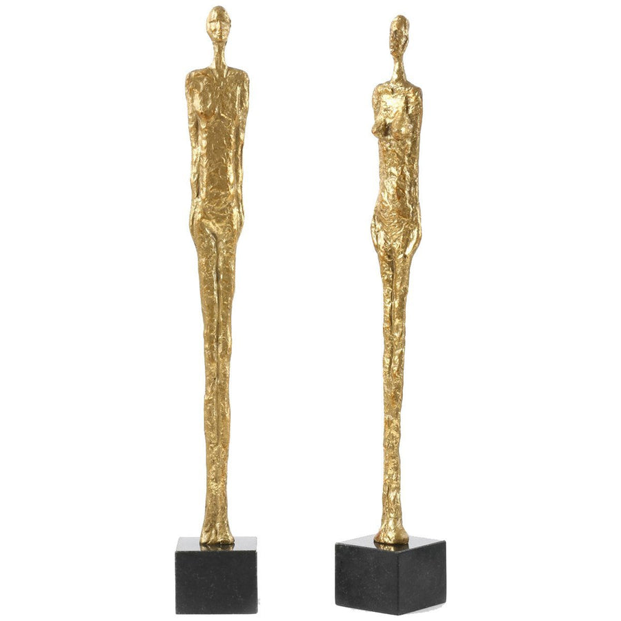 Villa & House Gold Dora Mar Statue Pair